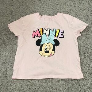 H&M Light Pink Minnie Mouse Kids T-Shirt